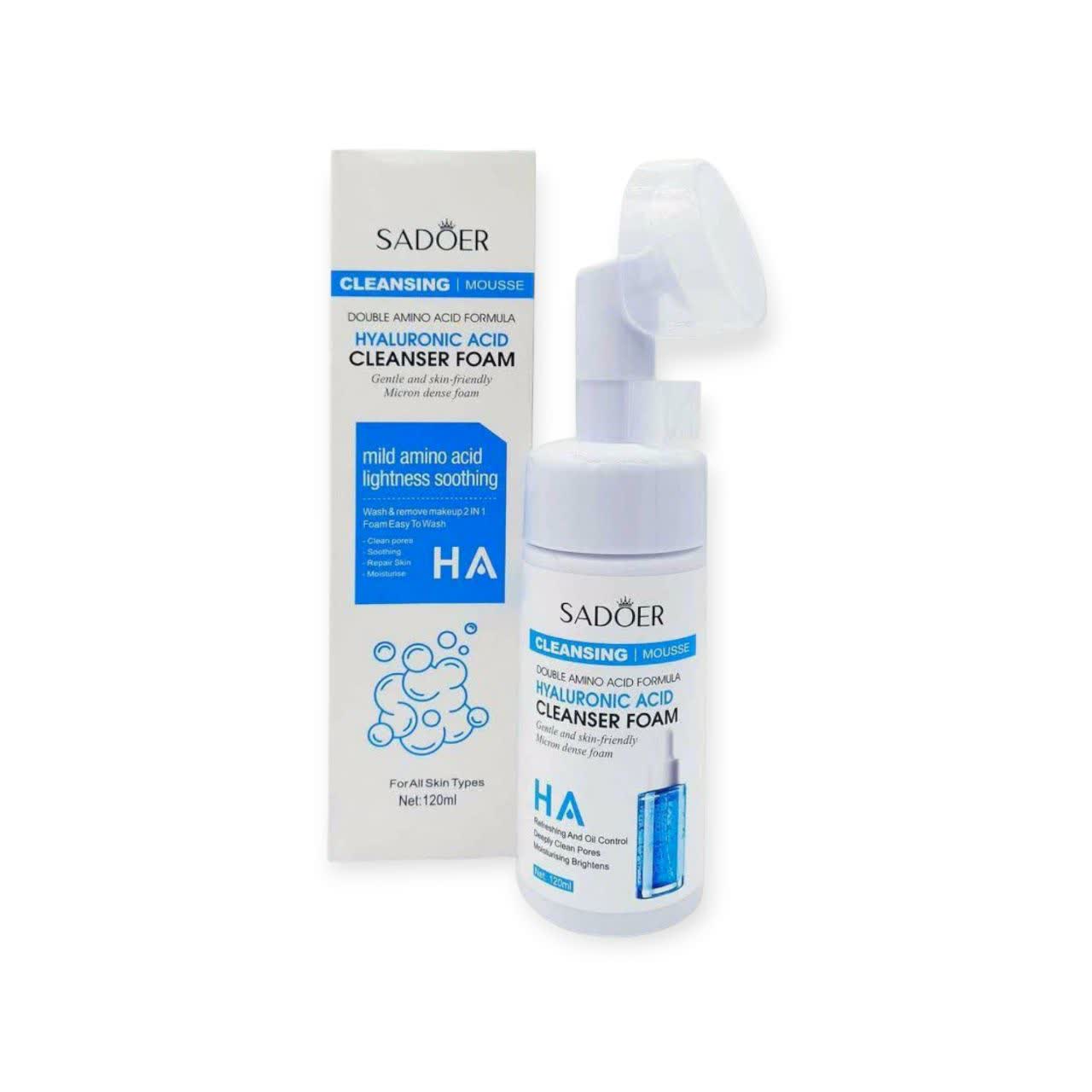 فوم شستشو براشدار هیالوریونیک اسید