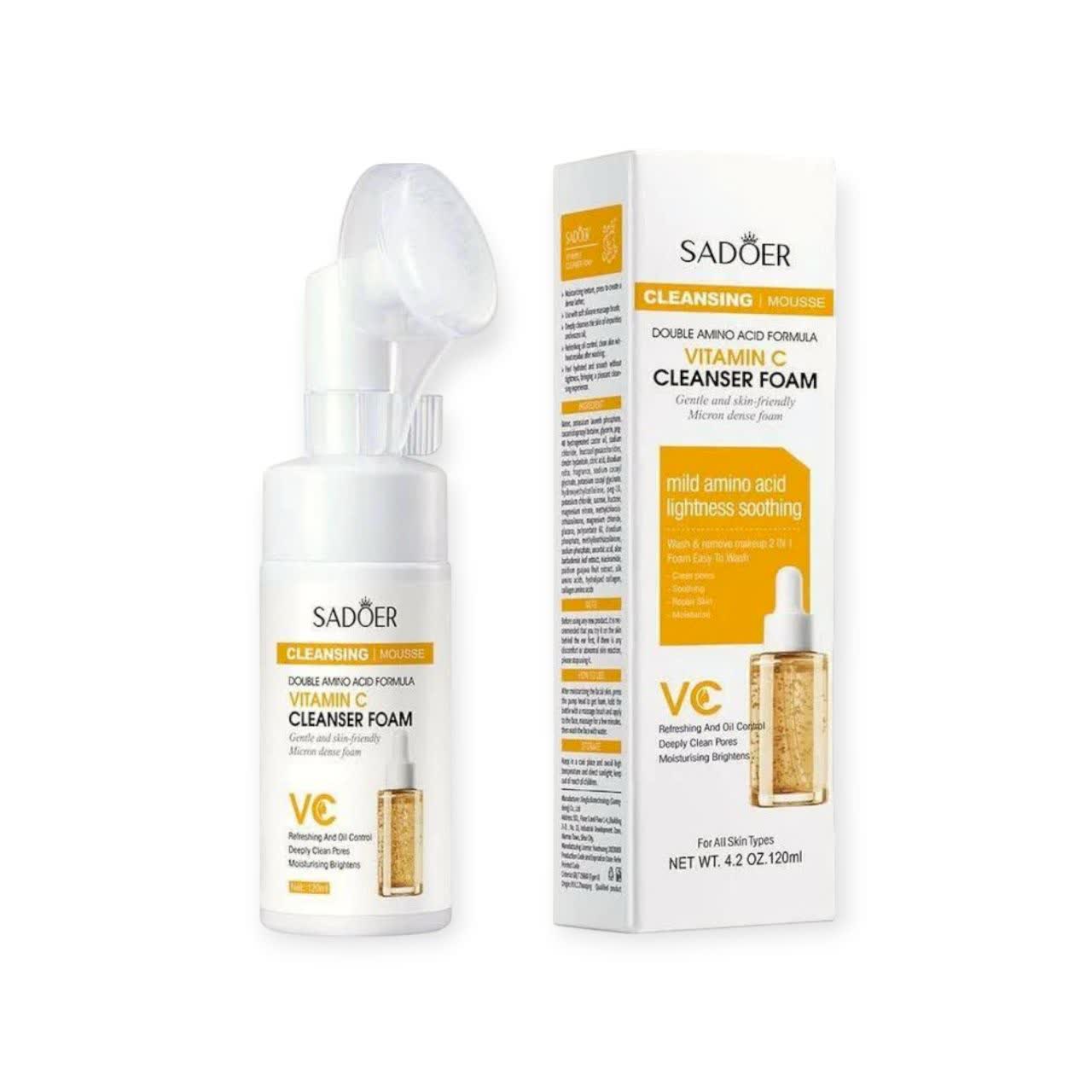 فوم شستشو براشدار  ویتامین سی سادور